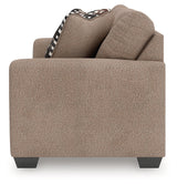 Triston-Peaks Suede Loveseat by Ashley at Eve Furniture