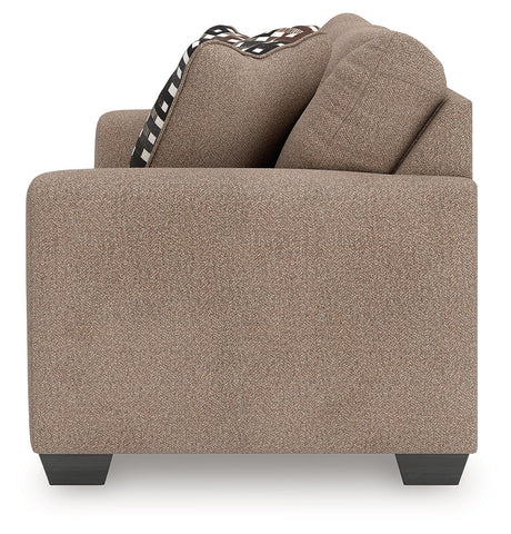 Triston-Peaks Suede Loveseat by Ashley at Eve Furniture