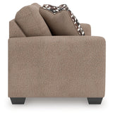 Triston-Peaks Suede Loveseat by Ashley at Eve Furniture