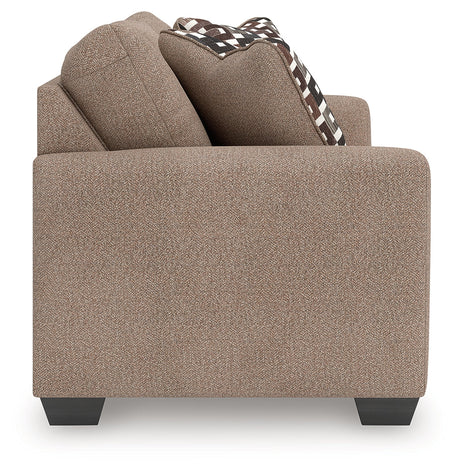 Triston-Peaks Suede Loveseat by Ashley at Eve Furniture