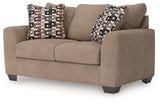 Triston-Peaks Suede Loveseat by Ashley at Eve Furniture