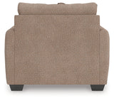 Triston-Peaks Suede Oversized Chair by Ashley at Eve Furniture