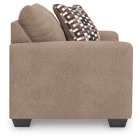 Triston-Peaks Suede Oversized Chair by Ashley at Eve Furniture