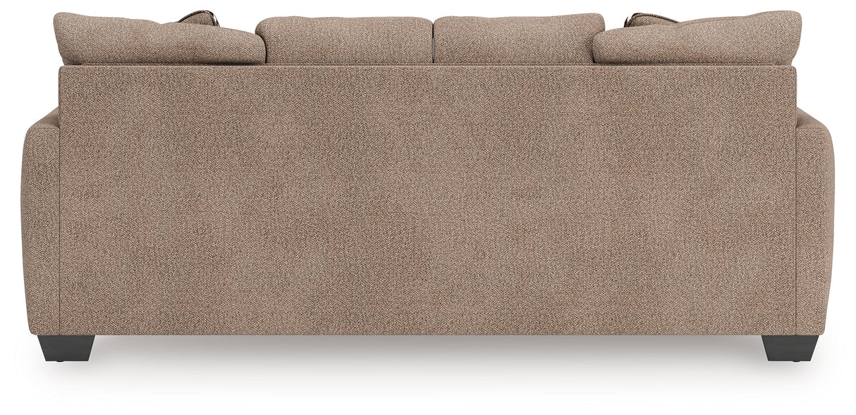 Triston-Peaks Suede Queen Sofa Sleeper by Ashley at Eve Furniture