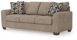 Triston-Peaks Suede Queen Sofa Sleeper by Ashley at Eve Furniture