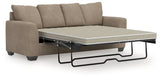 Triston-Peaks Suede Queen Sofa Sleeper by Ashley at Eve Furniture