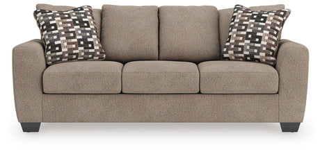 Triston-Peaks Suede Sofa by Ashley at Eve Furniture