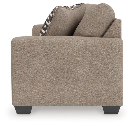 Triston-Peaks Suede Sofa by Ashley at Eve Furniture