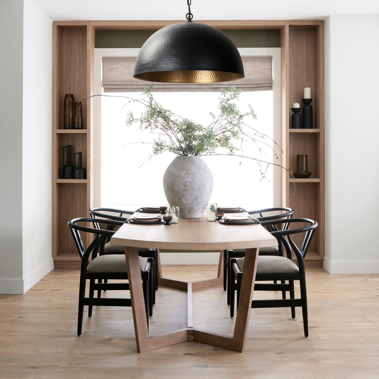 Trixie I Black Wooden Base w/ Dark Taupe Fabric Seat Dining Chair by Mercana at Eve Furniture