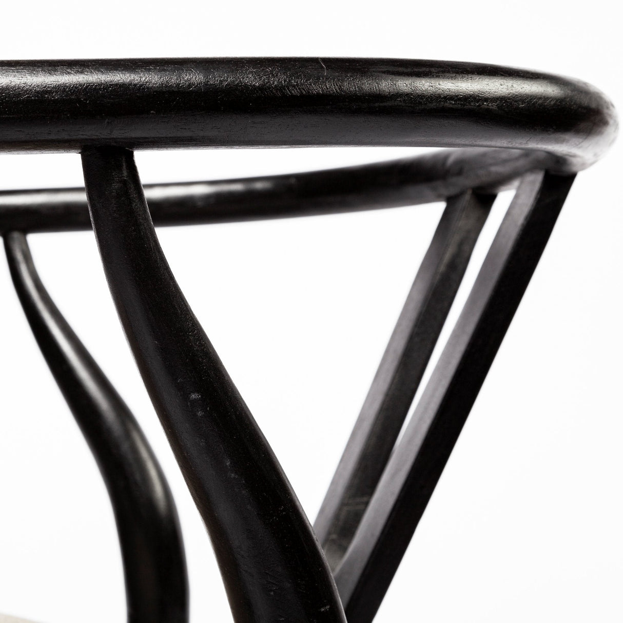 Trixie I Black Wooden Base w/ Dark Taupe Fabric Seat Dining Chair by Mercana at Eve Furniture