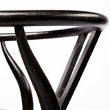 Trixie I Black Wooden Base w/ Dark Taupe Fabric Seat Dining Chair by Mercana at Eve Furniture