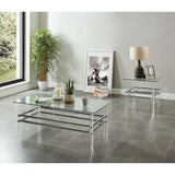 Trofa Chrome End Table by Furniture of America at Eve Furniture