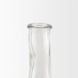 Troian Large Rattan Wrapped Glass Bottle by Mercana at Eve Furniture