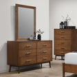 Tromso Walnut Dresser by Furniture of America at Eve Furniture