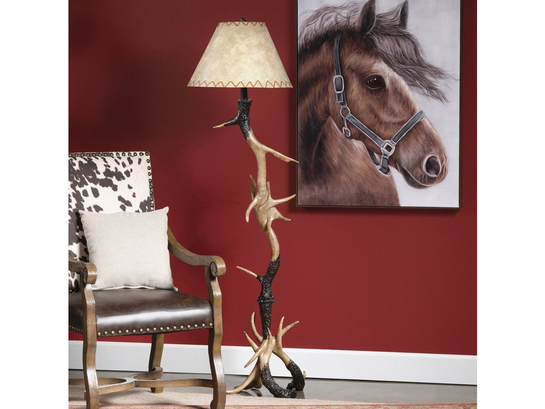 Trophy Brown Floor Lamp by Crestview at Eve Furniture