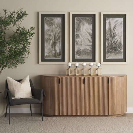 Tropical Coast (Set of 3) by Mercana Studio Hand Embelished Framed Artwork Matted under Glass by Mercana at Eve Furniture