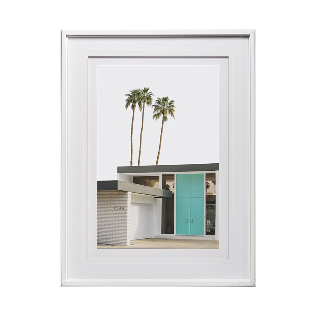 Tropical Heights-Haven by Irene Suchoki a Framed Photo Art Print Matted under Glass by Mercana at Eve Furniture
