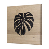 Tropical Leaf I by Mercana Studio a Hand Embellished Textured Canvas by Mercana at Eve Furniture