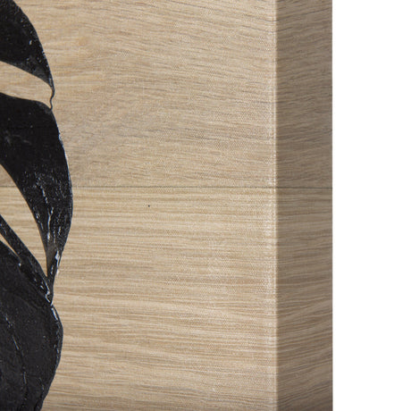 Tropical Leaf I by Mercana Studio a Hand Embellished Textured Canvas by Mercana at Eve Furniture
