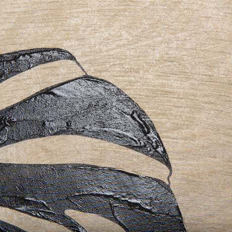 Tropical Leaf I by Mercana Studio a Hand Embellished Textured Canvas by Mercana at Eve Furniture
