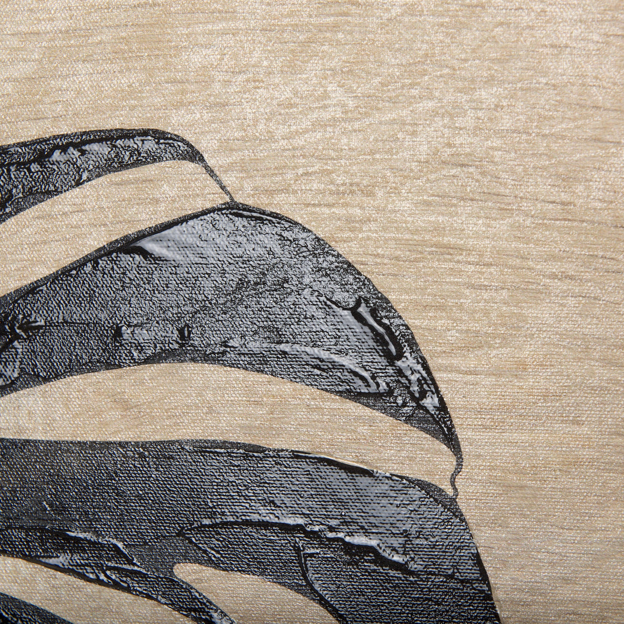 Tropical Leaf I by Mercana Studio a Hand Embellished Textured Canvas by Mercana at Eve Furniture