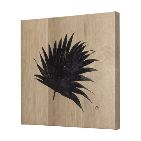 Tropical Leaf II by Mercana Studio a Hand Embellished Textured Canvas by Mercana at Eve Furniture