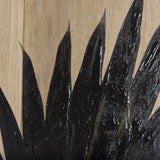 Tropical Leaf II by Mercana Studio a Hand Embellished Textured Canvas by Mercana at Eve Furniture