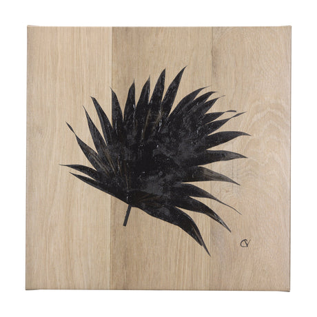 Tropical Leaf II by Mercana Studio a Hand Embellished Textured Canvas by Mercana at Eve Furniture