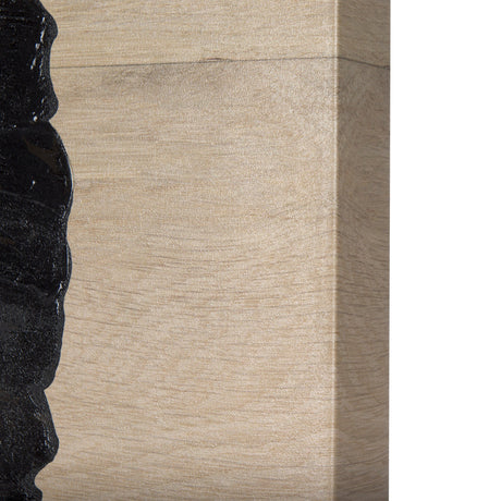 Tropical Leaf III by Mercana Studio a Hand Embellished Textured Canvas by Mercana at Eve Furniture