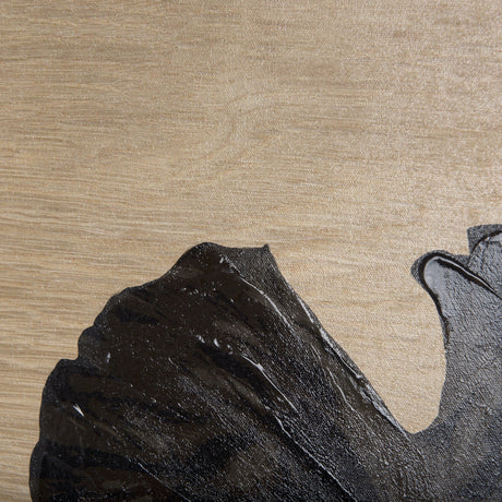 Tropical Leaf III by Mercana Studio a Hand Embellished Textured Canvas by Mercana at Eve Furniture
