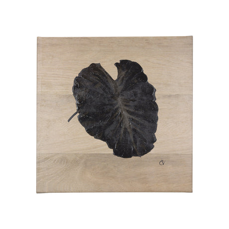Tropical Leaf III by Mercana Studio a Hand Embellished Textured Canvas by Mercana at Eve Furniture