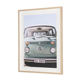 Tropical Surfboards On Beach by Andreas Magnusson Framed Photo Print Matted under Glass by Mercana at Eve Furniture
