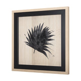 Tropican Leave II by Mercana Studio a Hand Embellished Textured Framed Art Print by Mercana at Eve Furniture