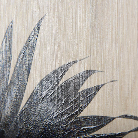 Tropican Leave II by Mercana Studio a Hand Embellished Textured Framed Art Print by Mercana at Eve Furniture