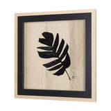 Tropican Leave IV by Mercana Studio a Hand Embellished Textured Framed Art Print by Mercana at Eve Furniture