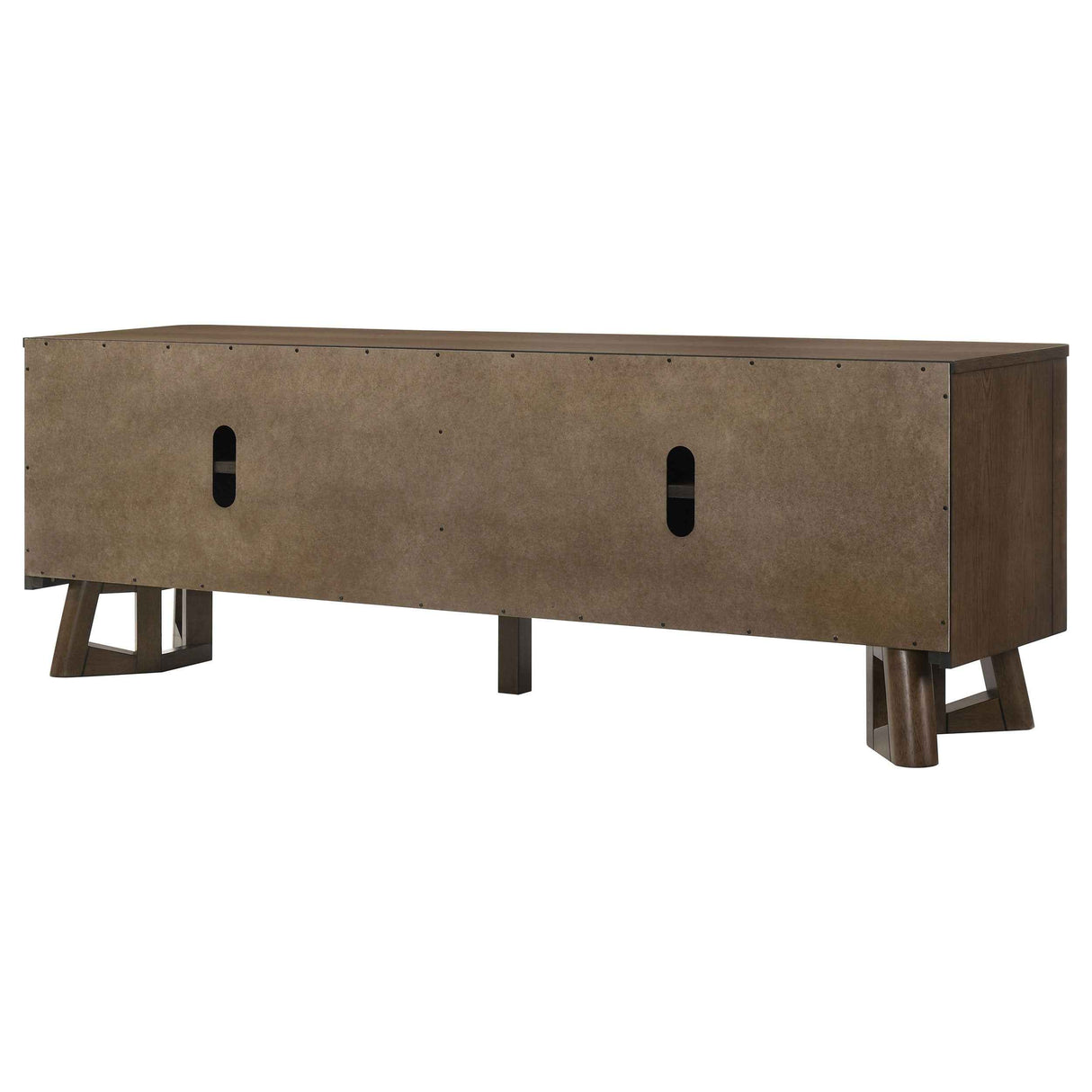 Trotter Brown 71-inch 4-Door Wood TV Stand Media Console by Coaster at Eve Furniture