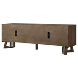 Trotter Brown 71-inch 4-Door Wood TV Stand Media Console by Coaster at Eve Furniture