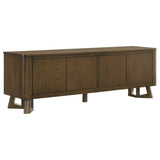 Trotter Brown 71-inch 4-Door Wood TV Stand Media Console by Coaster at Eve Furniture
