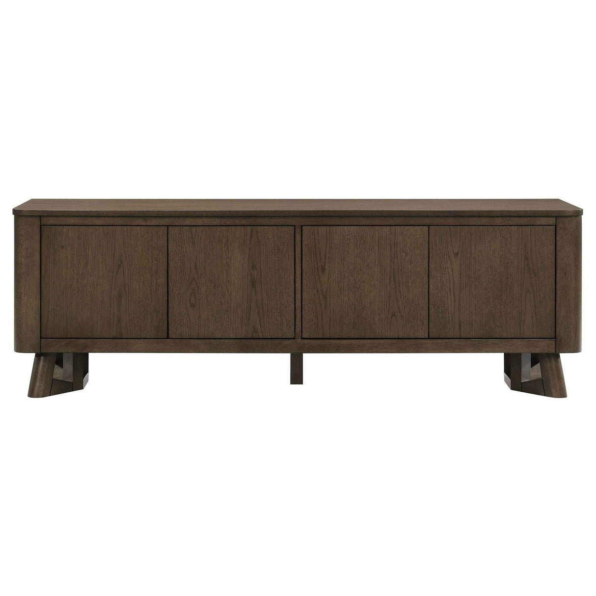 Trotter Brown 71-inch 4-Door Wood TV Stand Media Console by Coaster at Eve Furniture