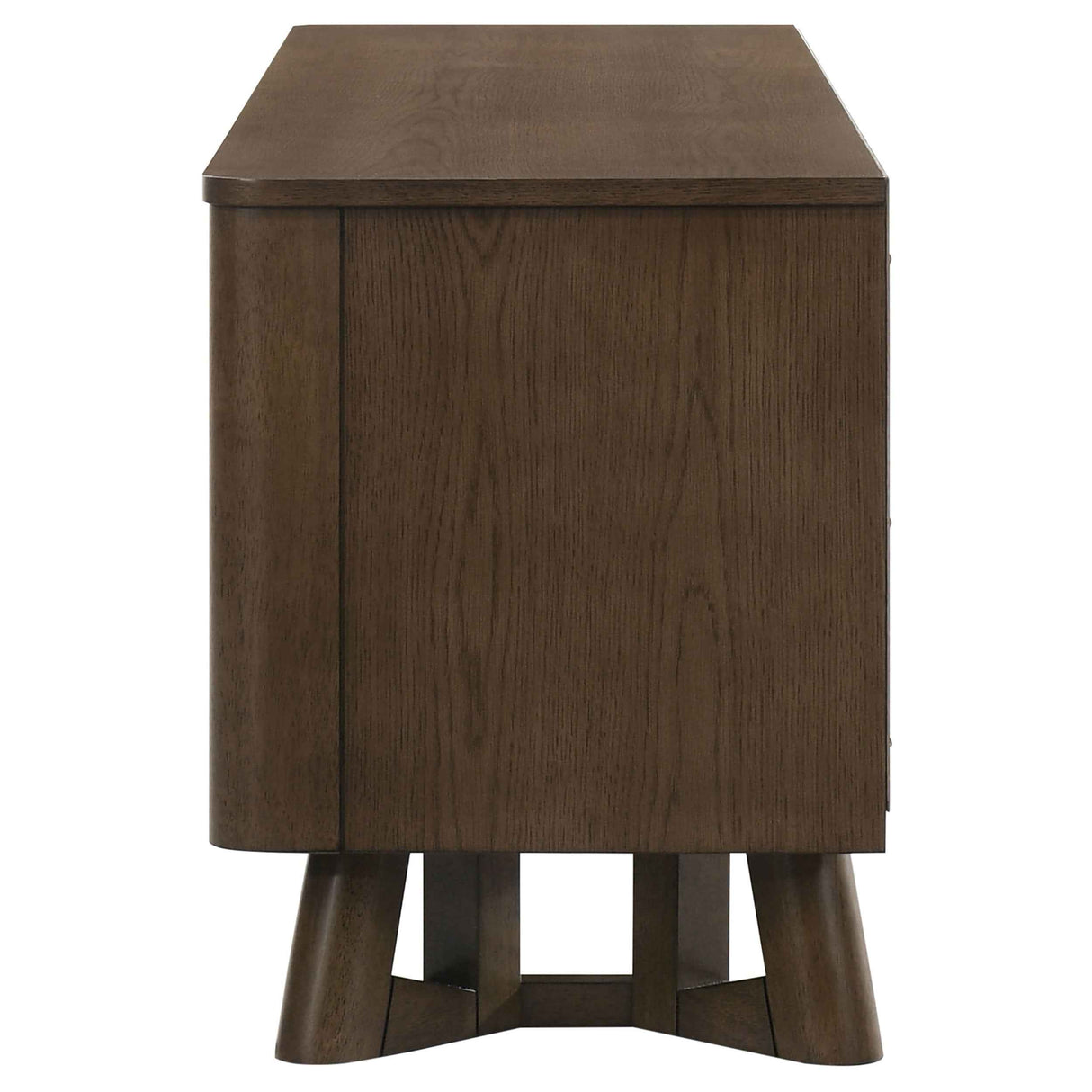 Trotter Brown 71-inch 4-Door Wood TV Stand Media Console by Coaster at Eve Furniture