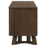 Trotter Brown 71-inch 4-Door Wood TV Stand Media Console by Coaster at Eve Furniture