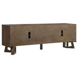 Trotter Brown 71-inch 4-Door Wood TV Stand Media Console by Coaster at Eve Furniture