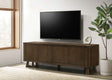 Trotter Brown 71-inch 4-Door Wood TV Stand Media Console by Coaster at Eve Furniture