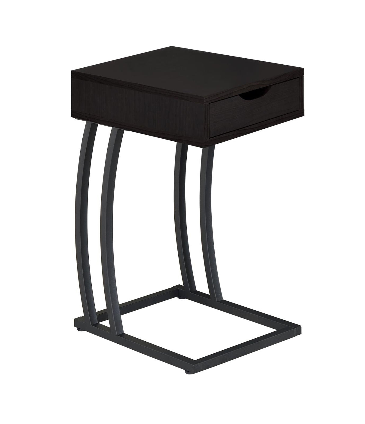 Troy Cappuccino Accent Table with Power Outlet