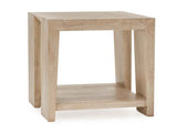 Troy Aged Cream End Table by Classic Home at Eve Furniture