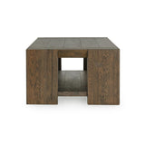 Troy Coffee Table - Suede Brown by Classic Home at Eve Furniture