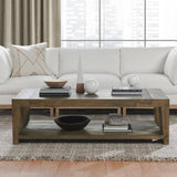 Troy Coffee Table - Suede Brown by Classic Home at Eve Furniture
