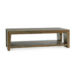 Troy Coffee Table - Suede Brown by Classic Home at Eve Furniture