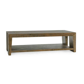 Troy Coffee Table - Suede Brown by Classic Home at Eve Furniture