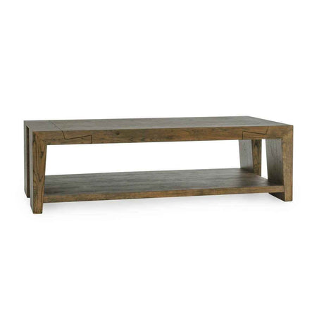 Troy Coffee Table - Suede Brown by Classic Home at Eve Furniture